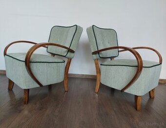 Art Deco kreslá Jindrich Halabala, retro dizajn