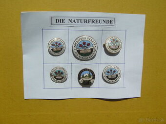 turistické odznaky Die Naturfreunde