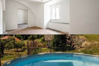 ►Veľký historický Apartmán 3+1izb.so záhradou,chatkou Štiavn
