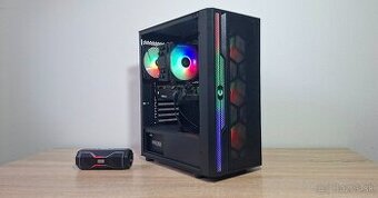 Hráčske pc 8jadro RYZEN 7 5700/1TB NVME/RX5700XT 8GB