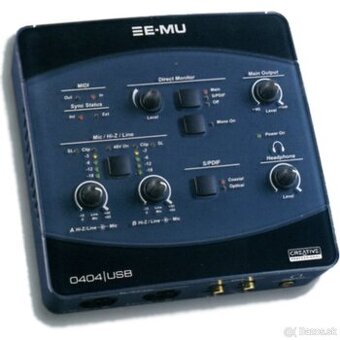 Predam audiofilsku zvukovku E-MU 0404 USB