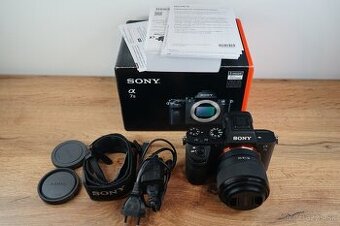 Fotoaparát Sony Alpha A7 II objektív Sony FE 50mm f/1.8