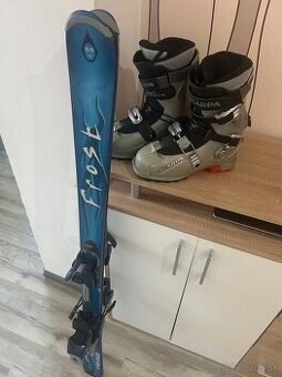 Lyže, lyžiarky, komplet set (Skialp)