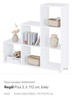 Deliaca stena/ Regál 3x2x1