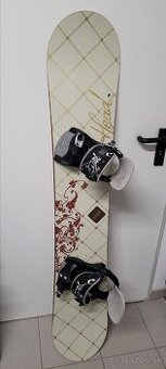 Snowboard HEAD PEARL 157cm+viazko ELFBOGEN 84 FREESTYLE