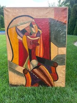 starý obraz kubizmus