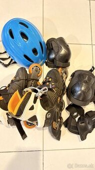 🛼 Predám kolieskové korčule + chrániče + prilba