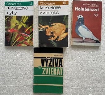 Akváriové ryby, teráriové zvieratá, holuby
