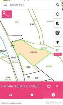 Slnečný rovinatý pozemok 653 m² v lone prírody – Moštenica