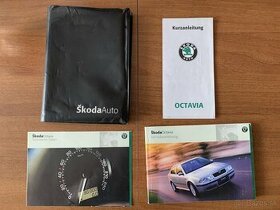 Škoda Octavia obal + návod na obsluhu