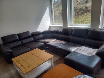 Kožená sedačka z pravej kože