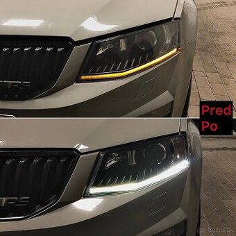 Oprava led denneho svietenia Škoda Octavia 3