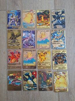 Kovové Pokemon karty