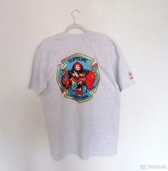 Supreme Grey Engine Tee