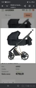 Roan Ivi black 2 v 1+isofix a vajíčko kiddy