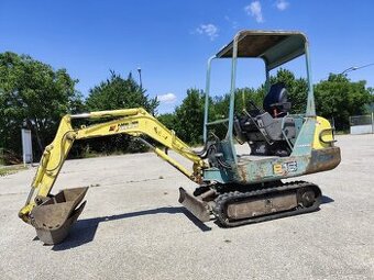 Minibáger Yanmar B15. 2x lyžica.