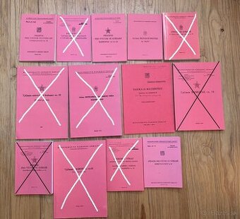 reprinty ČSLA předpisy vz82 uk59 sa24 sa26 vz52 sa58