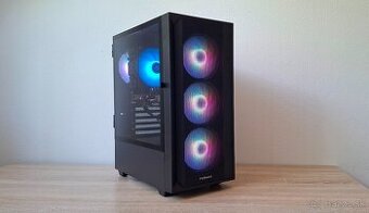 Herný pc 12jadro i7 12700 /NVME/32GB DDR4/RX6600 8GB