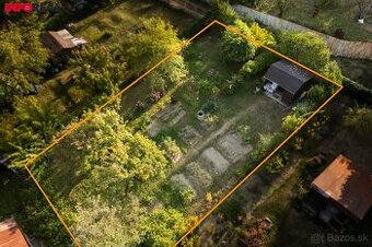 Záhrada 400 m² s drevenou chatkou, Košice - SEVER, Kalvária