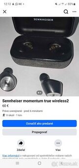 Sennheiser momentum true wireless2