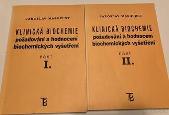 Predám knihy KLINICKÁ BIOCHEMIE I.a II. prof. Masopust