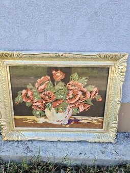 Predám -OBRAZ MAKY - GOBELÍN