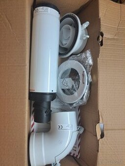 Predam vodorovný odťah spalín Bosch 60/100 komplet set