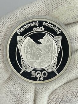 500 sk 1997 Pieniny proof investičné striebro