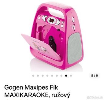 Predám detský CD prehrávač karaoke - Gogen Maxipes Fik