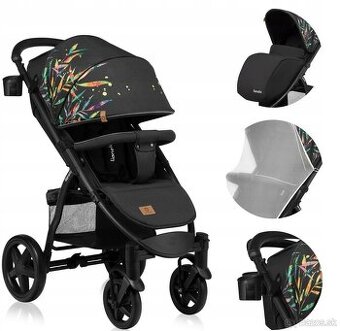 Nový športový kočík Lionelo+nánožník+Moskytiéra+držiak