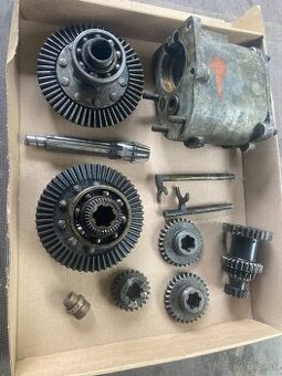 Aero 500,662,1000 - zadní náprava- převody - díly