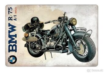 plechová cedule - motocykl BMW R75/A1