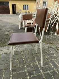 Predám kovové jedálenské stoličky - 1