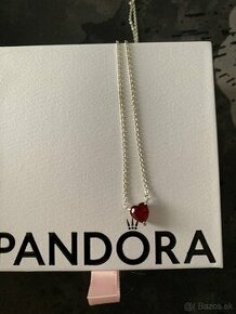 Pandora náhrdelník Trblietavá aureola srdce
