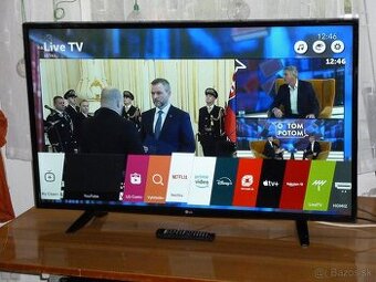 Predám 4K SMART LED televízor LG 43UH603V