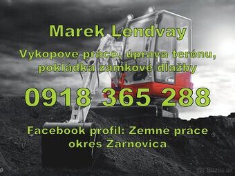 Zemne prace,Výkopové, búracie práce