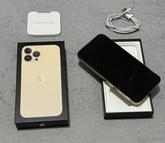 Predám Apple iPhone 13 PRO MAX 256GB Gold Minimálne známky