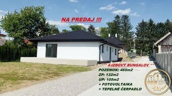 BUNGALOVY S FOTOVOLTAIKOU A TEPEL.ČERPADLOM v obci Podlužany