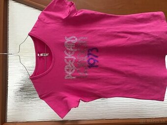 PEPE jeans nová kolekcia damske tricko fuksia M/L