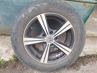 Predám zachovalé alu disky Volkswagen 5x112 R15