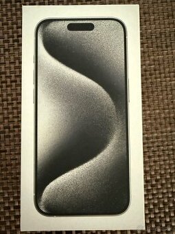 ⸻ iPhone 15 Pro 256 GB White Titanium