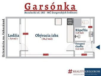 1+KK byt, Buzulucká ul., 24 m2 + lodžia, 7/8 pos, po ČR