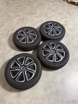 Zimné pneu Hankook 175/65/r15 s plechmi 4x100 + snímačetlaku