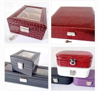 ŠPERKOVNICE- NOVÉ- šperky, hodinky, okuliare - 1