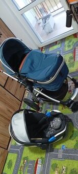 Kočík kombinovaný 3v1 Grand II Platinum Indigo Petite&Mars