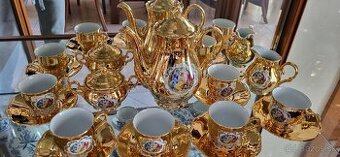 Predám zlatú kávovú súpravu-nepoužívanu