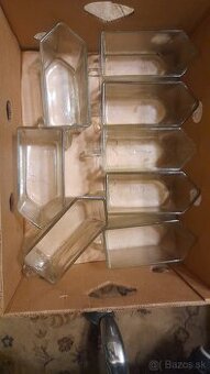 Sklenené koreničky 8kusov -60eur