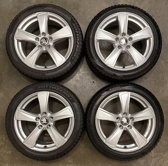 Zimná sada 5x112 R17 , 205/50/17 Škoda Octavia