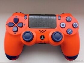 Oranžový nový ovládač na playstation 4 PS4