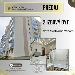 PREDAJ: 2 izbový byt 65,9m2-Malinovského, Nové Mesto nad Váh